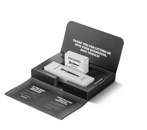 Boldking - The Kit - Set de afeitado para hombres - Piel muy sensible - 4 piezas