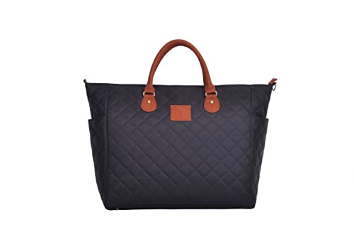Bolso cambiador para mamá con estilo, informal, impermeable, multifuncional, con cambiador y otros accesorios (Navi)
