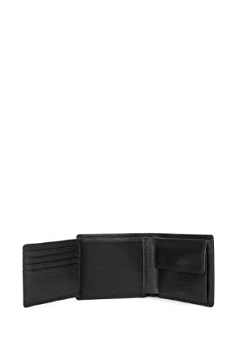 BOSS Gallerya_Trifold, Accesorios de Viaje-Cartera Plegable Triple para Hombre, Negro1, ONESI