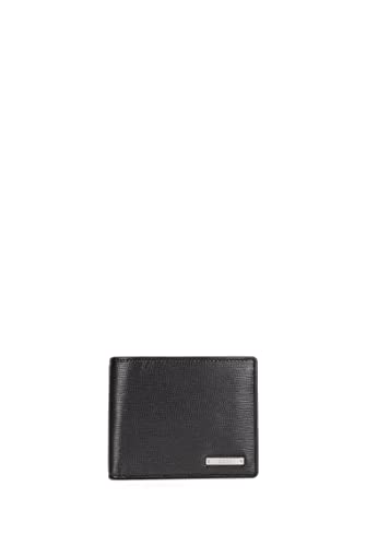 BOSS Gallerya_Trifold, Accesorios de Viaje-Cartera Plegable Triple para Hombre, Negro1, ONESI