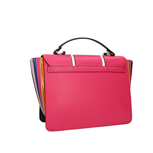 Braccialini - Bolso de mano con bandolera, línea Michelle - fucsia