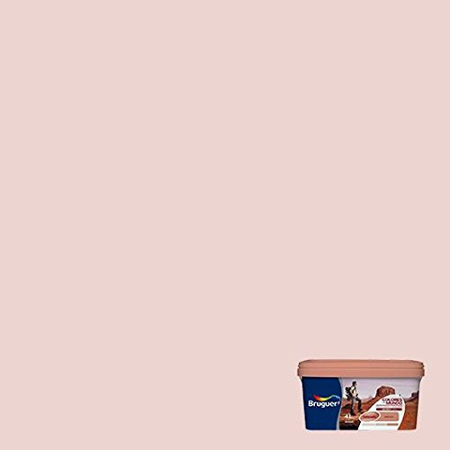 BRUGUER 5057360 Pintura PLÁSTICA Colores Mundo Colorado Malva Suave, Negro, 4 l (Paquete de 1)