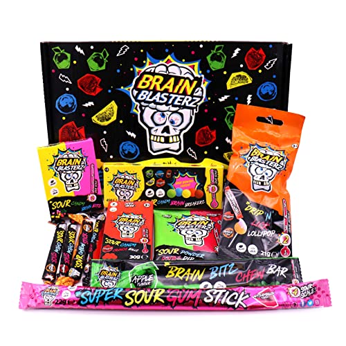 Caja De Dulces De Halloween Brain Blasterz Caja De Dulces Amargos Caramelo
