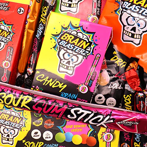 Caja De Dulces De Halloween Brain Blasterz Caja De Dulces Amargos Caramelo