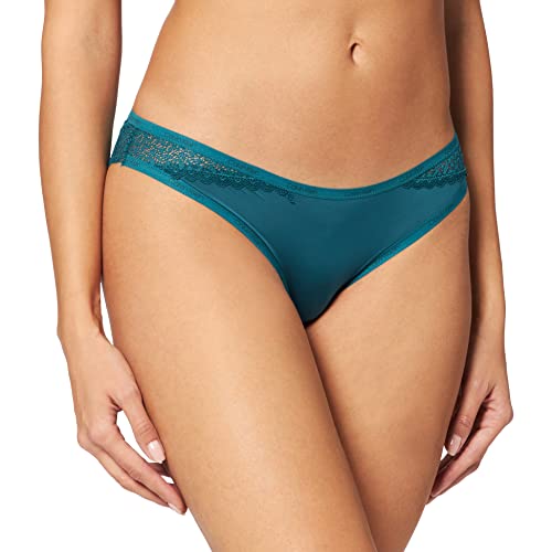 Calvin Klein Braguita Clásica-Flirty Ropa Interior, Topaz Gemstone, S para Mujer