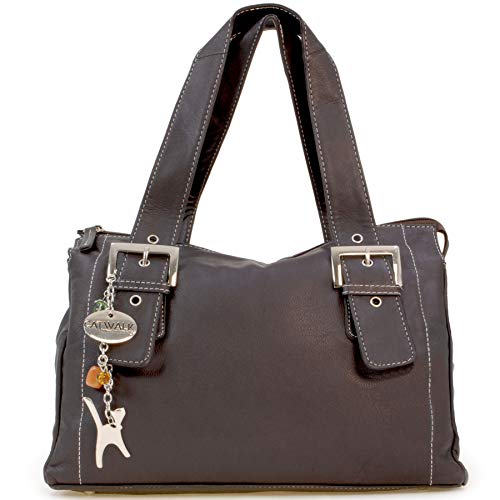 CATWALK COLLECTION - JANE - Bolso - Cuero - Chocolate (Marrón)