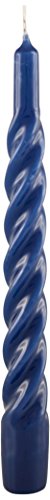 Cereria de Giorgio risthò Velas Vela Trenzada lacados, Cera, Azul, 2.2 x 2.2 x 21 cm, 3 Unidad