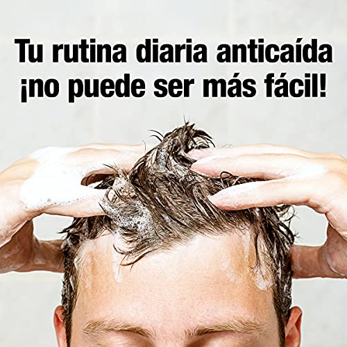 Champú Alpecin Hybrid 2x 375 ml | Champú natural para el crecimiento del cabello con cuero cabelludo sensible y seco | Energizante para cabello fuerte | Cuidado del cabello para hombres