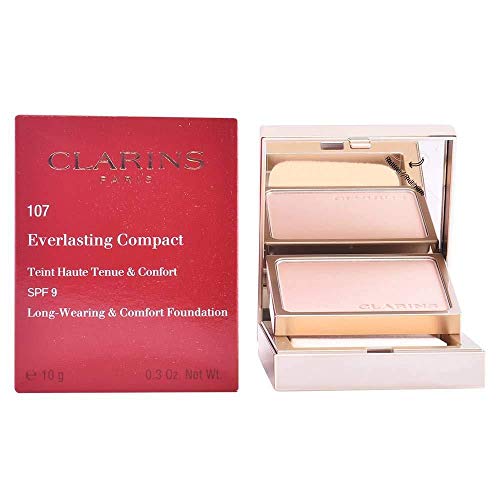 Clarins Everlasting Compact Teint Haute Tenue&Confort Spf9#107-Beige 1 Unidad 1400 g