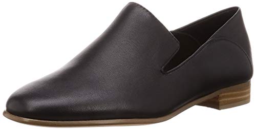 Clarks Pure Viola, Mocasines Mujer, Negro (Black Leather Black Leather), 39 EU