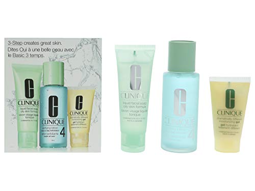 Clinique Kit De Iniciación Al Sistema De 3 Pasos Piel Grasa Tipo4 Set 3 Piezas