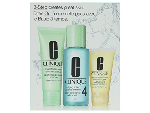 Clinique Kit De Iniciación Al Sistema De 3 Pasos Piel Grasa Tipo4 Set 3 Piezas