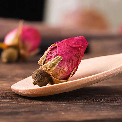 CoolCrafts Capullos Rosas Secas Naturales 100g Flores Secas Rosa para Decoración de Pasteles, Jabón, Resina, Popurri