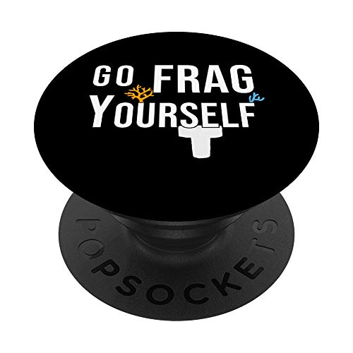 Coral Reef Frag Aquarist Agua Salada Divertido Acuario Pecera PopSockets PopGrip Intercambiable