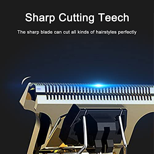 Cortapelos Profesional Hombre,Máquina Cortar Pelo Inalámbrico da Batería,con 4 Peines Guía Maquina Cortar Pelo,Recortadora de Barba para Hombres Impermeable, para Casa y Corte de Pelo