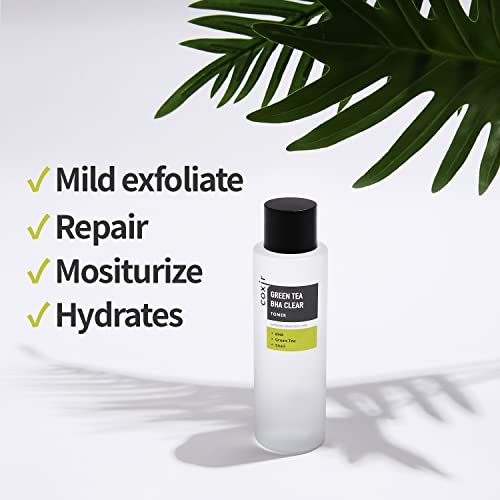 Coxir Greentea BHA Clear Toner, Tónico 1 Unidad 150 ml