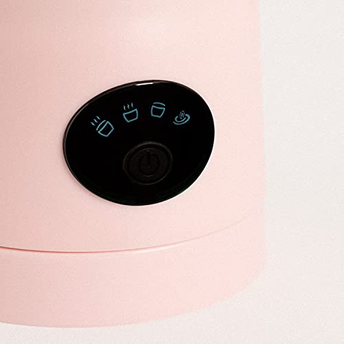 CREATE/MILK FROTHER PRO/Espumador y vaporizador de leche eléctrico de hacer leche fría y caliente, rosa/Espumador Leche Automático, 350 mll