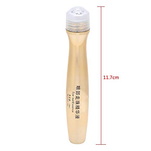 Crema para ojos antienvejecimiento, crema reafirmante para ojos con bola de masaje deslizante, para bolsas de ojos, arrugas, ojeras, líneas finas y patas de gallo