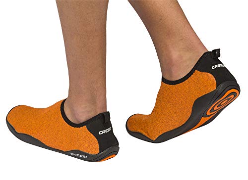Cressi Black Aqua Socks Lombok Zapatos de Agua, Mujer, Naranja, 44 EU