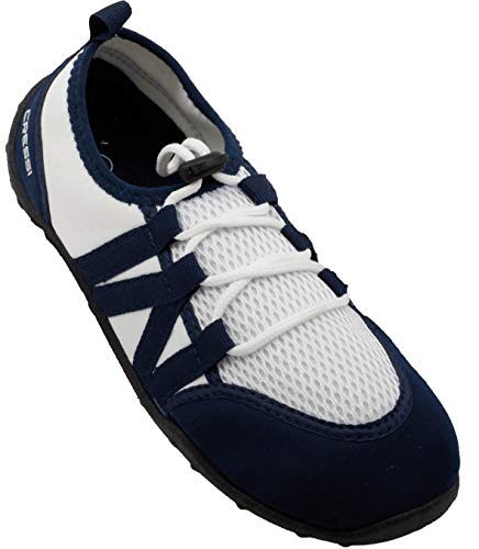 Cressi Elba Zapatillas Chanclas, Unisex Adulto, Blanco/Azul, 41