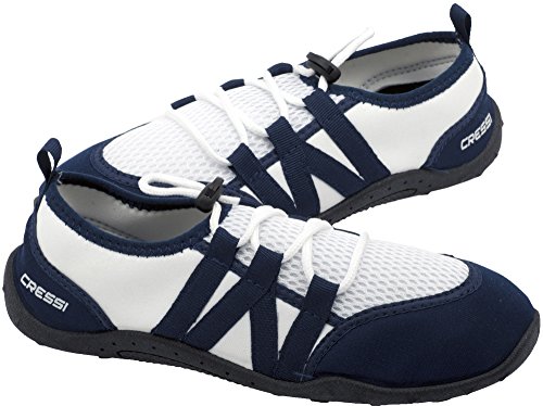 Cressi Elba Zapatillas Chanclas, Unisex Adulto, Blanco/Azul, 41