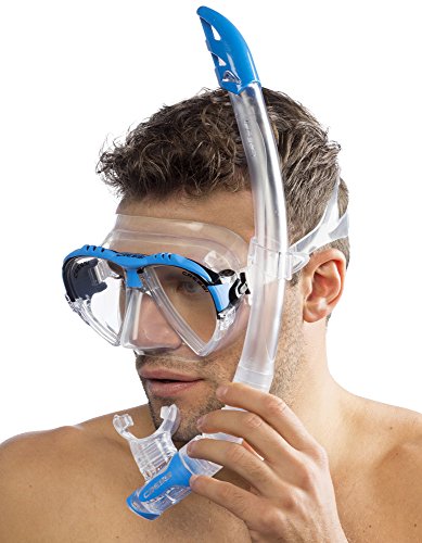 Cressi Matrix & Gamma VIP - Juego de Accesorios de Buceo (Gafas y Tubo) Amarillo Amarillo Talla:Talla única