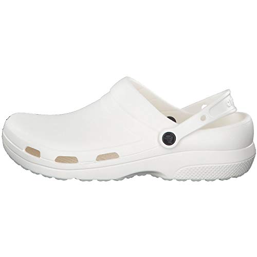 Crocs Specialist II Vent Clog Unisex Adulta Zuecos, Blanco (White 100), 41/42 EU