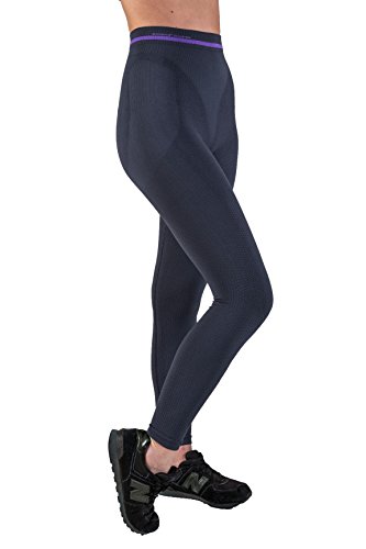 CzSalus Emana Biofir Terapia Anticelulite adelgazar compresión Linfedema Leggings, Leggings, XL, Naranja, negro