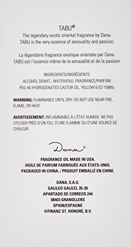 Dana Tabu Colonia con vaporizador - 100 ml
