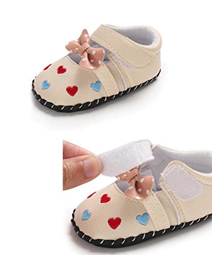 DEBAIJIA Shoes, Plataforma Unisex bebé, Sxy02 Rosa Schleife A, 18 EU