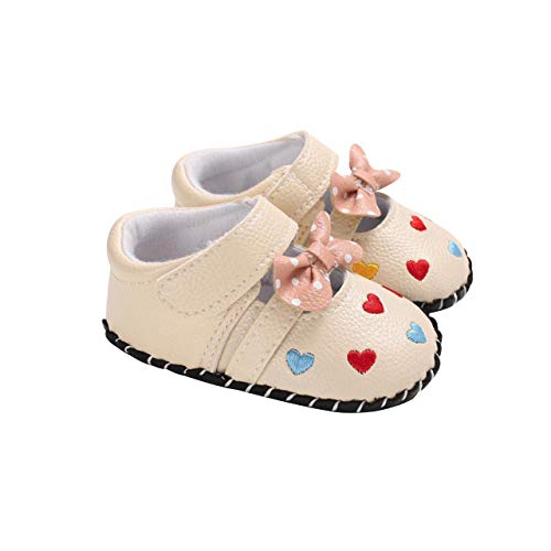 DEBAIJIA Shoes, Plataforma Unisex bebé, Sxy02 Rosa Schleife A, 18 EU