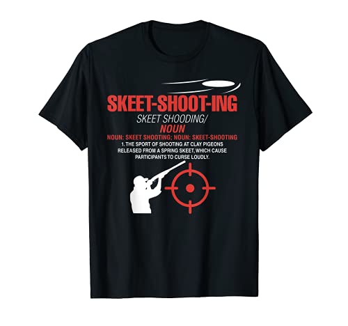 Definición Skeet Shooter Trampa Escopeta Regalo Camiseta