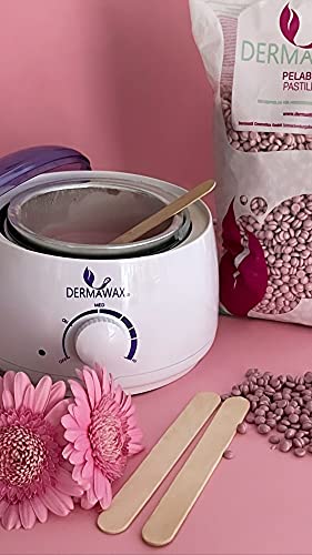 Dermawax 1 kg Mauve Jasmin TIO2 Cera Premium de baja temperatura Cera Brasil Depilación con cera Depilación, depilación corporal - Depilación sin tira