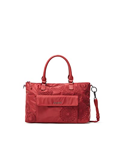Desigual Bols_mandarala Padua Pc, Mano para Mujer, Rojo, Einheitsgröße