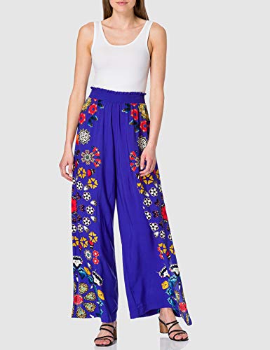 Desigual Pant_Chipre Swimwear Cover Up, Azul, L para Mujer