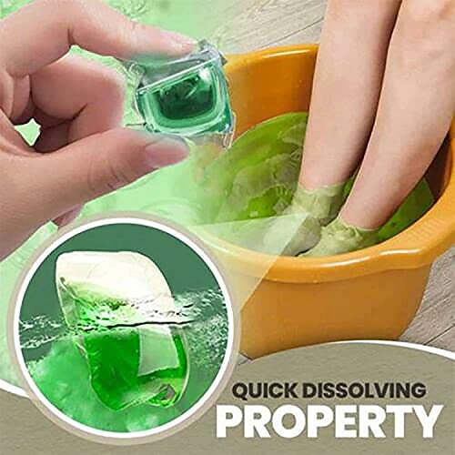 Detox Foot Soak Pods,Portable Herbal Essence Foot Soaking Capsules,Chinese Medicine Foot Bath Powder (10 Pcs)