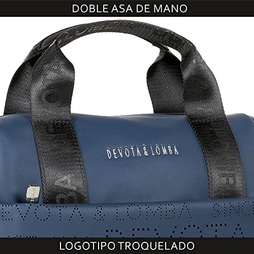 Devota Lomba Bolso Bandolera Mujer. Bolsos de Mujer Bandolera. Bolso Calidad. Cremallera. Impermeable. Idea Regalo. Bolsos para Diario. 10.5 x 32 x 26 cm Since 217966-06. Color Azul