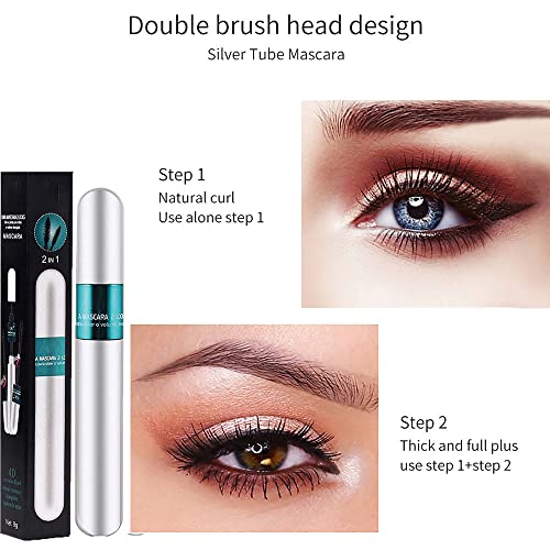 dfgsxifc Vibely Waterproof Lash Mascara Extension Fiber Lash Cosmetics Vibely Mascara 4d Silk Fiber Lash Mascara 2 In 1 Thrive Mascara for Natural Lengthening and Thickening Effect (1PCS)