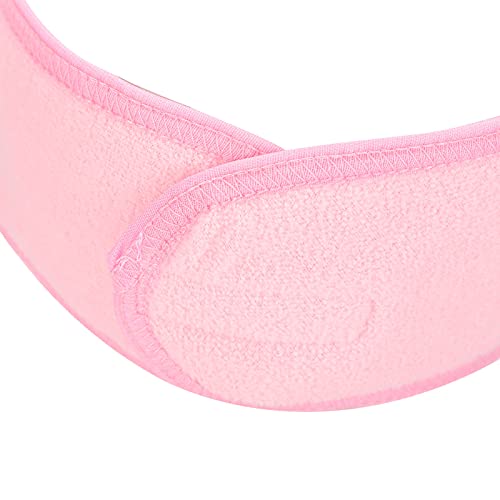 Diadema del Maquillaje, Diademas del Balneario Diadema del Lavado de Cara del Abrigo del Pelo del Maquillaje para el Deporte del Cuidado de la Piel del(Cinta para el Pelo de Tela de Hormiga Rosa)
