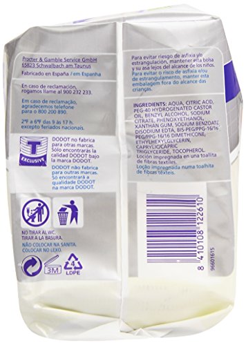 Dodot Sensitive Toallitas para Bebé - 3 paquetes de 2 x 54 toallitas - Total: 324 unidades