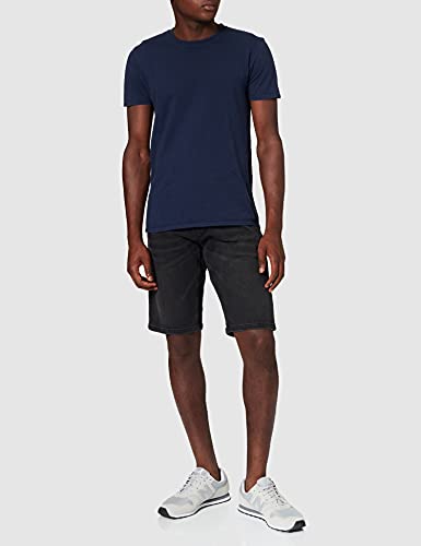 edc by Esprit 991CC2C302 Pantalones Cortos de Jean, 911/BLACK Dark Wash, 33 para Hombre