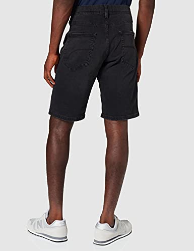 edc by Esprit 991CC2C302 Pantalones Cortos de Jean, 911/BLACK Dark Wash, 33 para Hombre