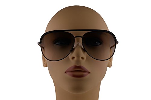 Elie Saab ES 012 / S Gafas de sol w / 60mm lente gris pendiente del oro 8075B ES012S ES012 / S ES 012S mujer Negro Grande