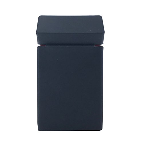 Estuche Silicona Negro Cajetilla Cigarrillos