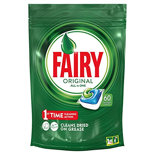 Fairy Original Todo En 1 - Cápsulas De Lavavajillas Pack De 60 Unidades