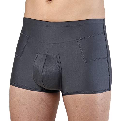 Faja hernia slip Boxer Art.516 - Color Gris Talla 3 > 81-85 cm
