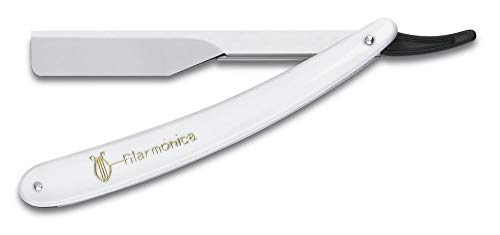 Filarmonica Navaja afeitar barbero con dispensador de cuchillas set de peluquería profesional con navaja de 24 cm (9,4") de acero inoxidable para barbero peluquero