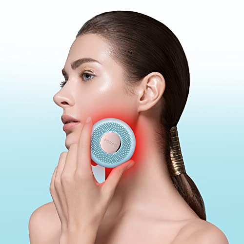 FOREO UFO mini Mint, dispositivo para tratamiento facial de 2 minutos con luz LED de espectro completo, calor, masaje T-Sonic, 2 años de garantía, para mascarillas UFO seleccionadas