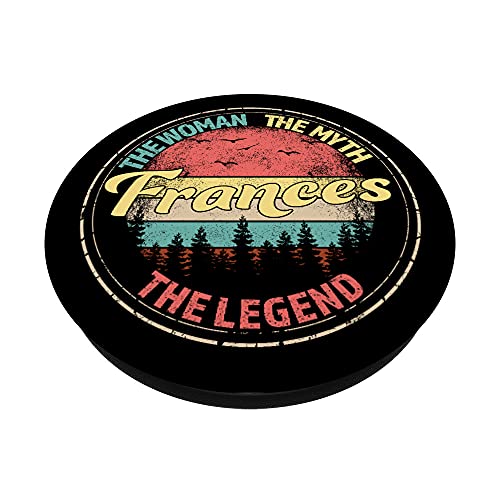 Frances La Mujer El Mito La Leyenda Nombre Personalizado PopSockets PopGrip Intercambiable