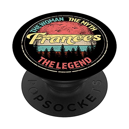 Frances La Mujer El Mito La Leyenda Nombre Personalizado PopSockets PopGrip Intercambiable